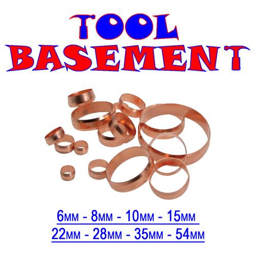 Rame compressione oliva 6mm - rame,