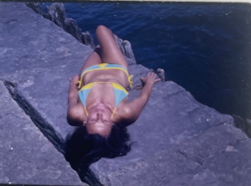 Diapositiva fotografica donna