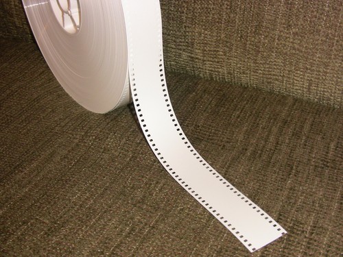 35mm white film - 35mm, mylar