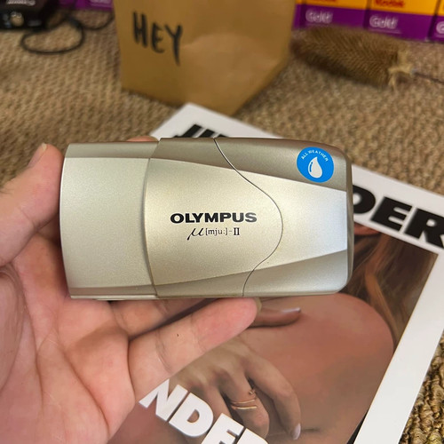 Olympus mju champagne - olympus,